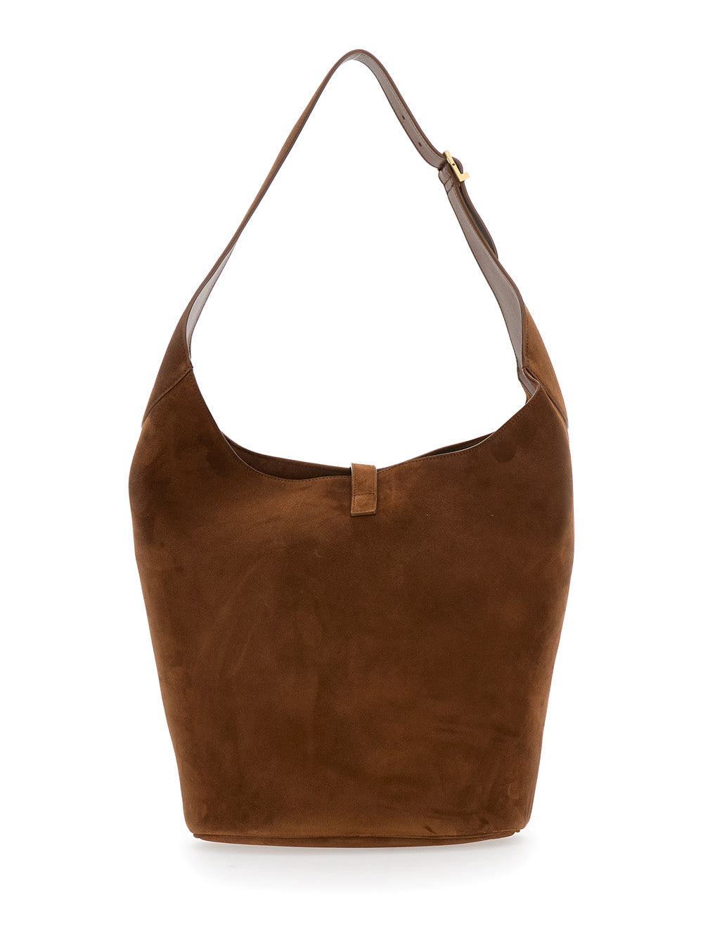 Saint Laurent Women 'Le 5 À 7'  Brown Shoulder Bag With Hook Closure With Cassandre In Soft Leather Woman SAINT LAURENT