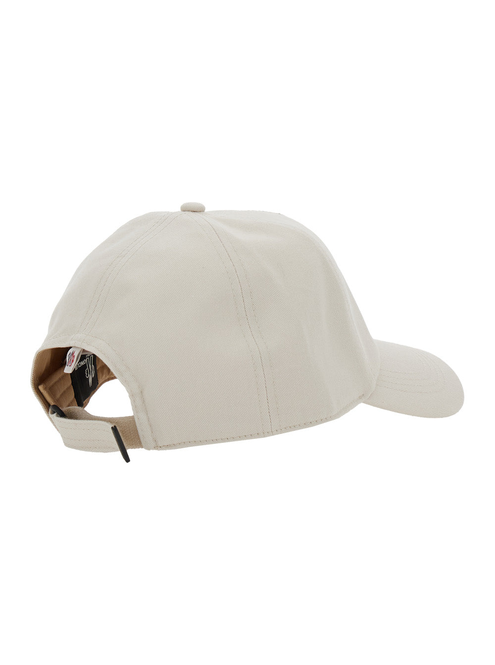 Moncler Grenoble Women White Baseball Cap With Logo Patch On The Front In Cotton Woman MONCLER GRENOBLE