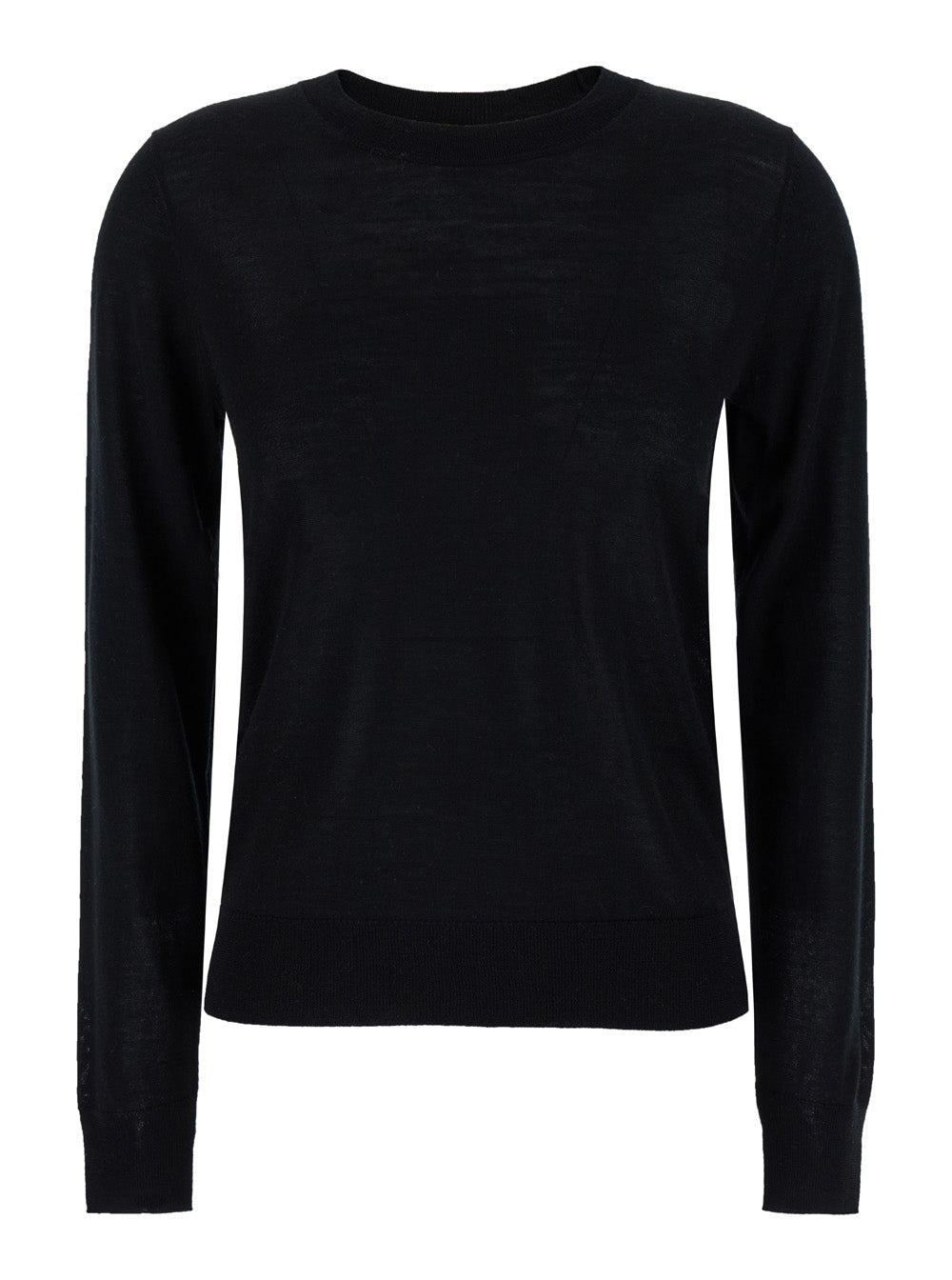 P.A.R.O.S.H. Women Black Crewneck Long Sleeve Sweater In Fabric Woman P.A.R.O.S.H.