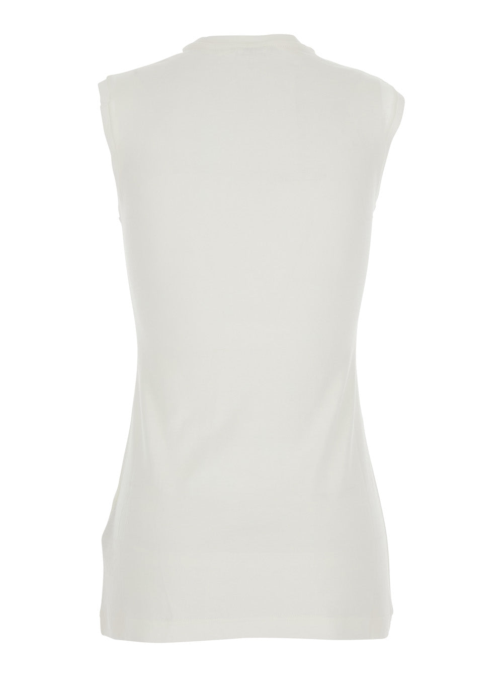 Jil Sander Women Multicolor Crewneck Top With Three-Layer Design And Side Logo In Cotton Woman JIL SANDER