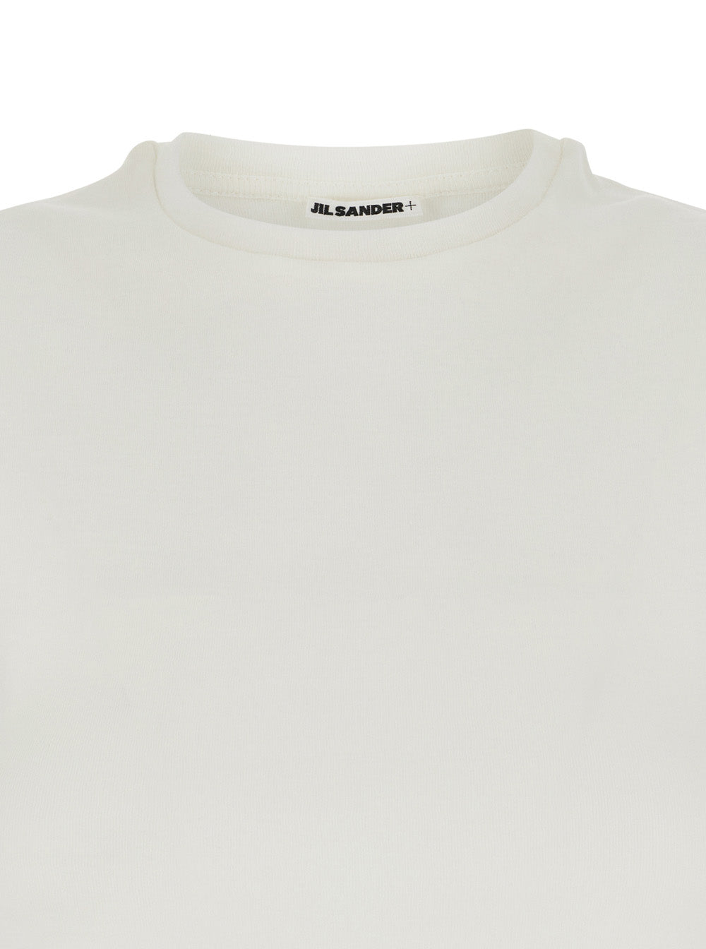 Jil Sander Women Multicolor Crewneck Top With Three-Layer Design And Side Logo In Cotton Woman JIL SANDER