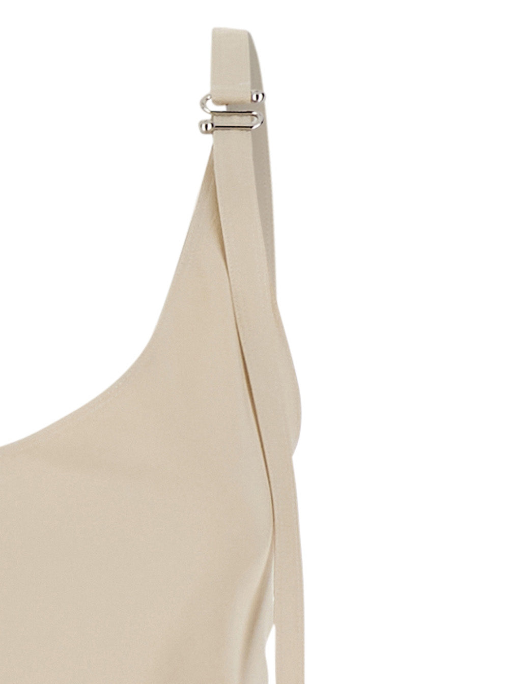 Sportmax Women 'Unione' Beige Long Dress With V-Neck And Adjustable Straps In Viscose Woman SPORTMAX