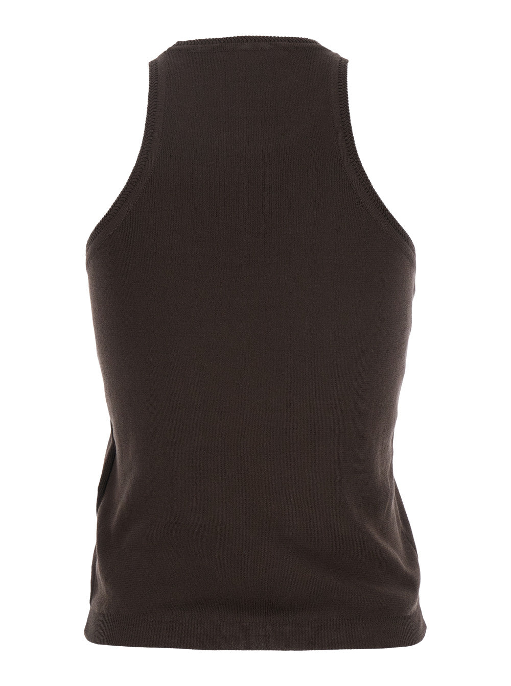 Max Mara Women 'Arness' Black Sleeveless Top With Halterneck In Cotton Woman MAX MARA