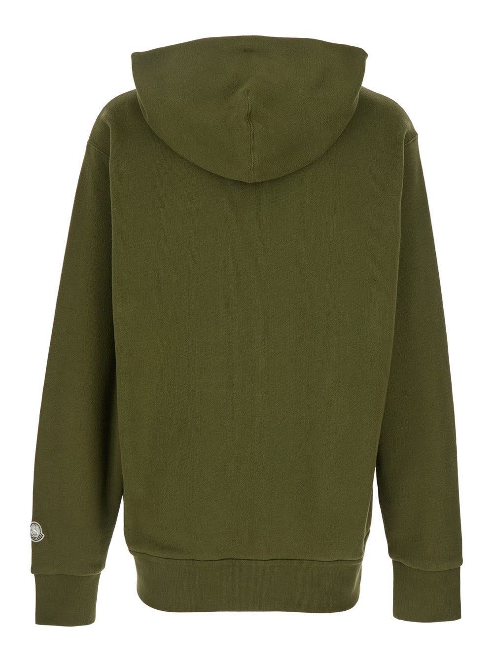 Moncler Genius Men Green Sweatshirt With Monogram Embroidery On The Front And Logo Patch On The Sleeve In Cotton Jersey Man MONCLER GENIUS