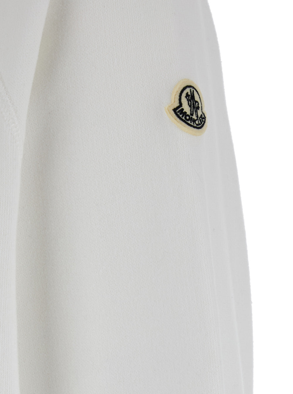 Moncler Genius Men White Hoodie With Logo Lettering On The Front And Logo Print On The Rear In Cotton Man MONCLER GENIUS