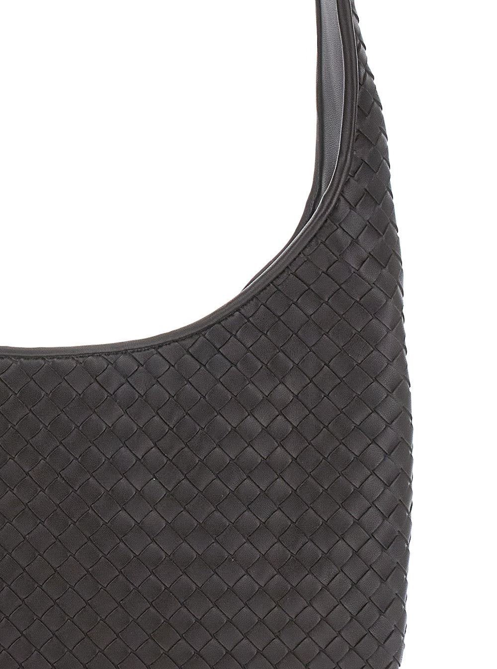 Bottega Veneta Men Brown Crossbody Bag With Top Zip Closure And Intrecciato Motif In Leather Man BOTTEGA VENETA
