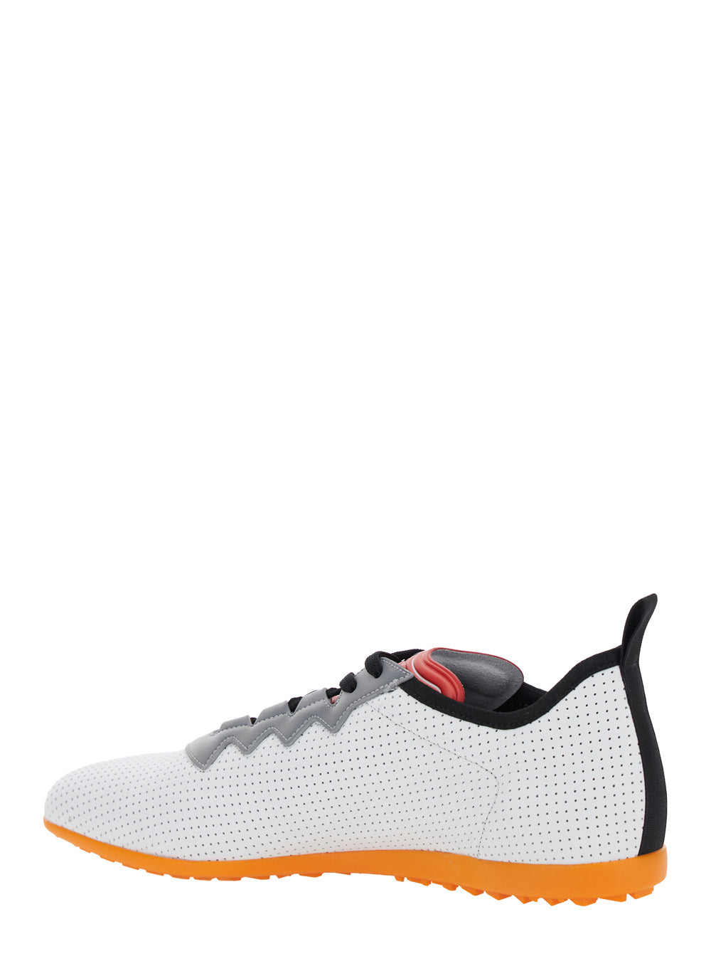 Valentino Garavani Men White Sneakers With Asymmetric Toe And Vlogo Detail On The Side In Tech Fabric Man VALENTINO GARAVANI