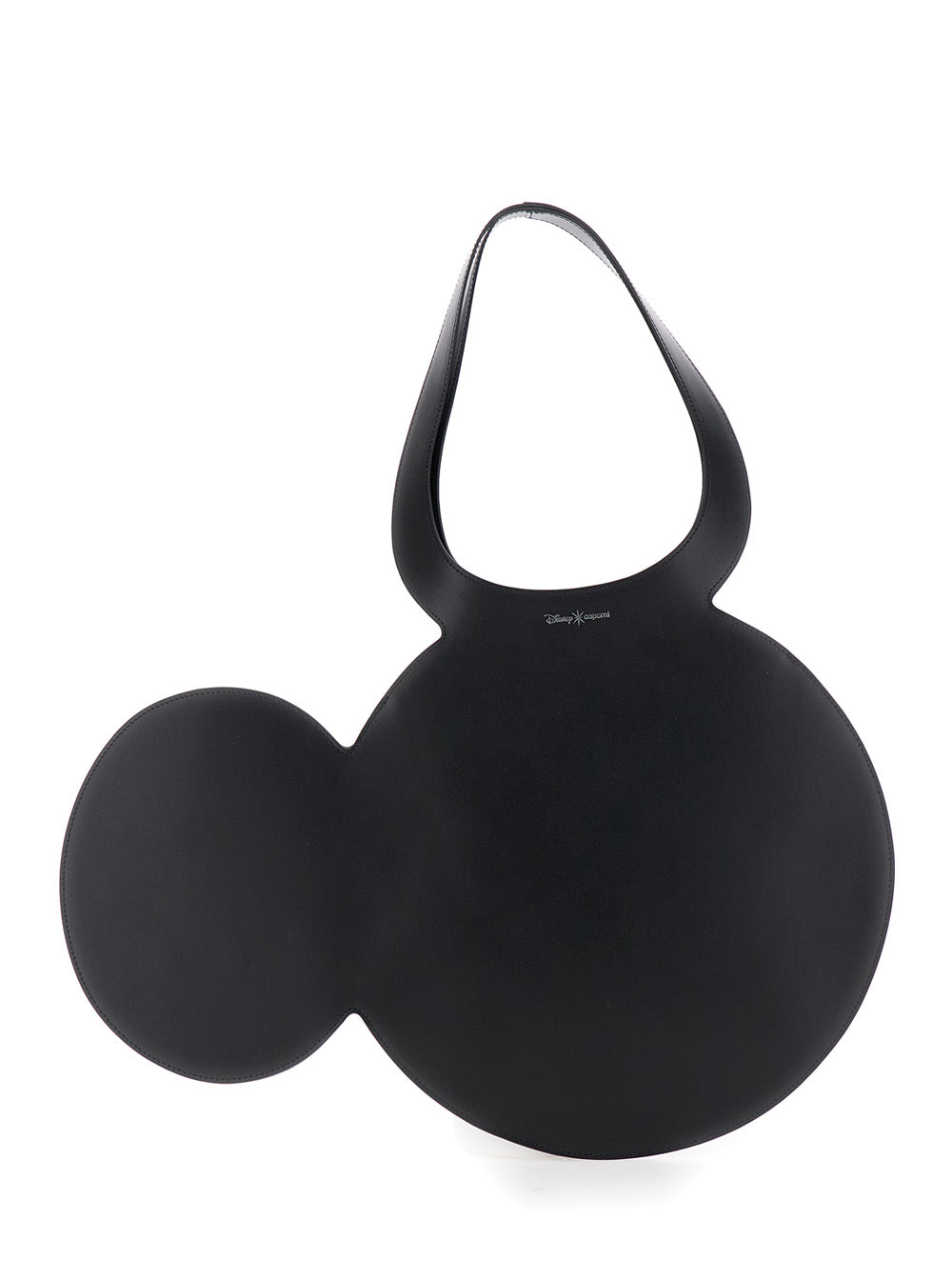Coperni Women 'Mickey' Black Handbag With Cut-Out Handle And Logo Lettering On The Front In Leather Woman COPERNI