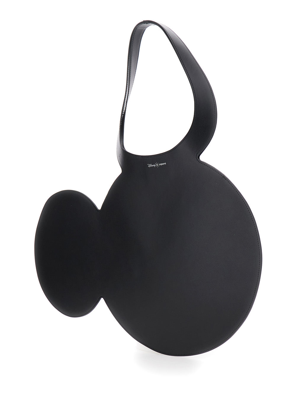 Coperni Women 'Mickey' Black Handbag With Cut-Out Handle And Logo Lettering On The Front In Leather Woman COPERNI