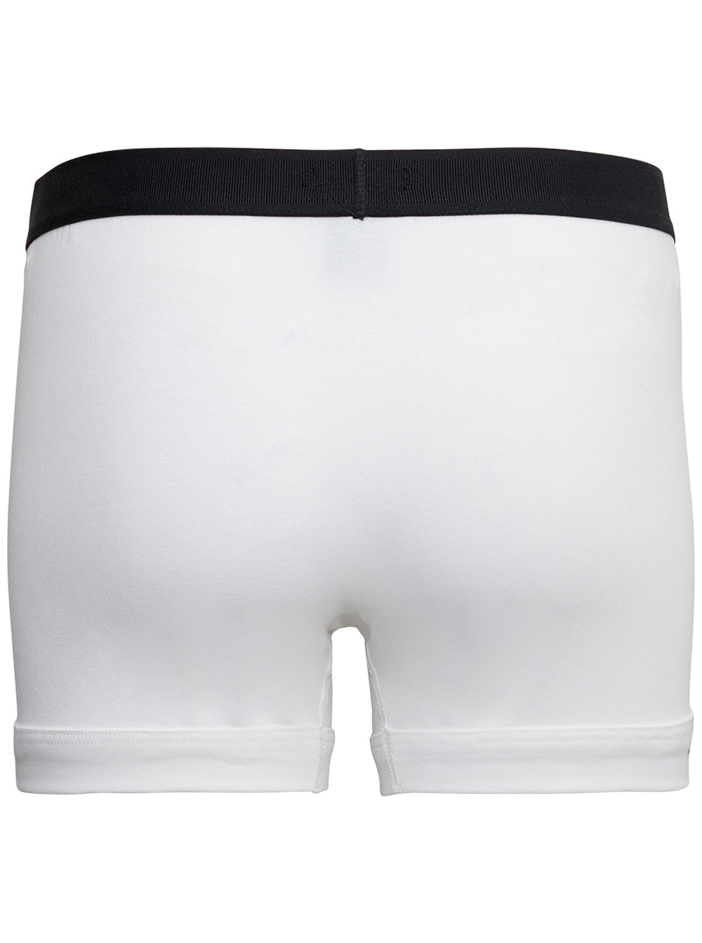 Tom Ford Men White Boxer Shorts With Elastic Waist With Logo Lettering In Cotton Man TOM FORD