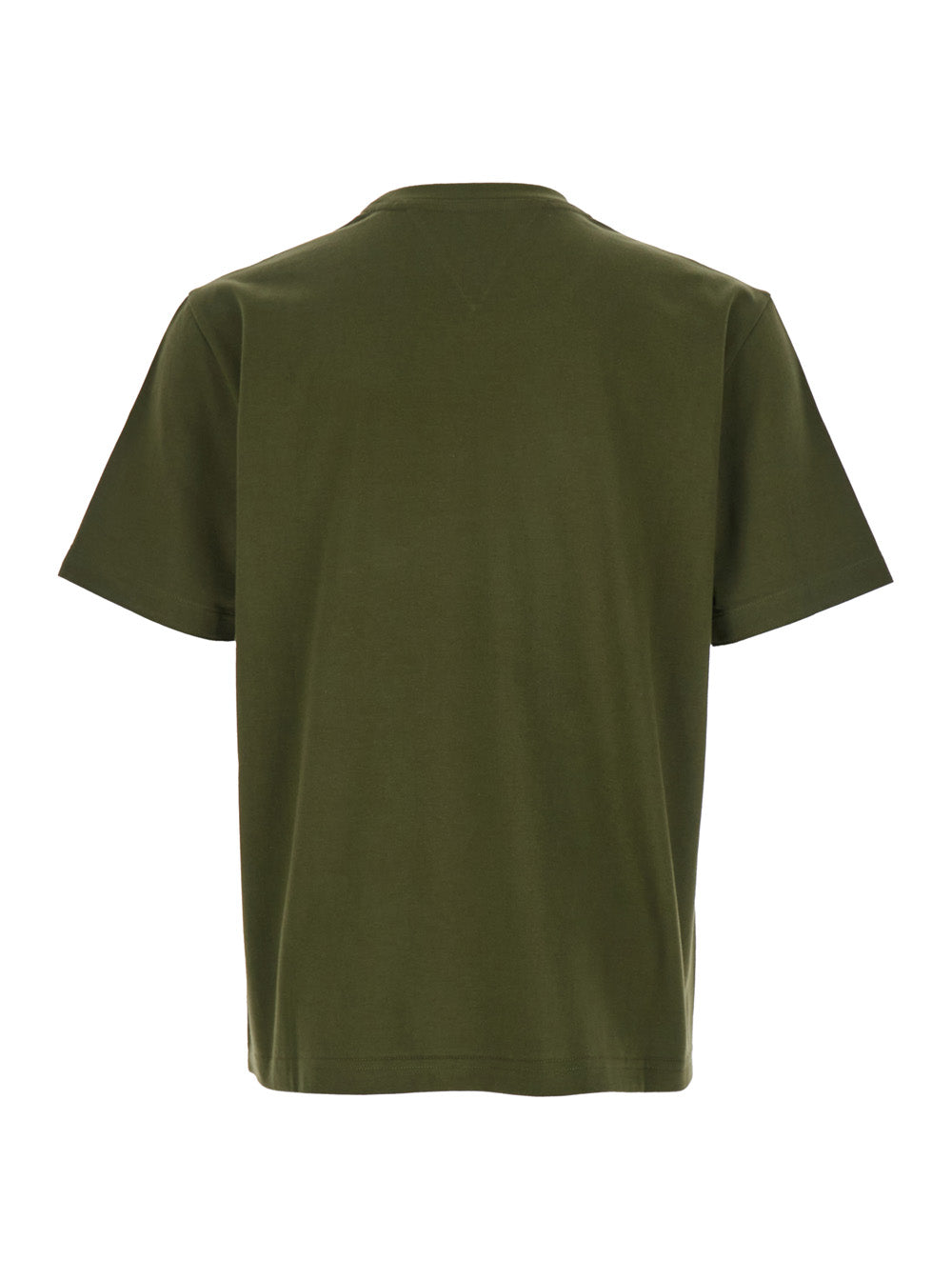 Bottega Veneta Men Green Crewneck T-Shirt With Mushroom Embroidery On The Front In Cotton Man BOTTEGA VENETA