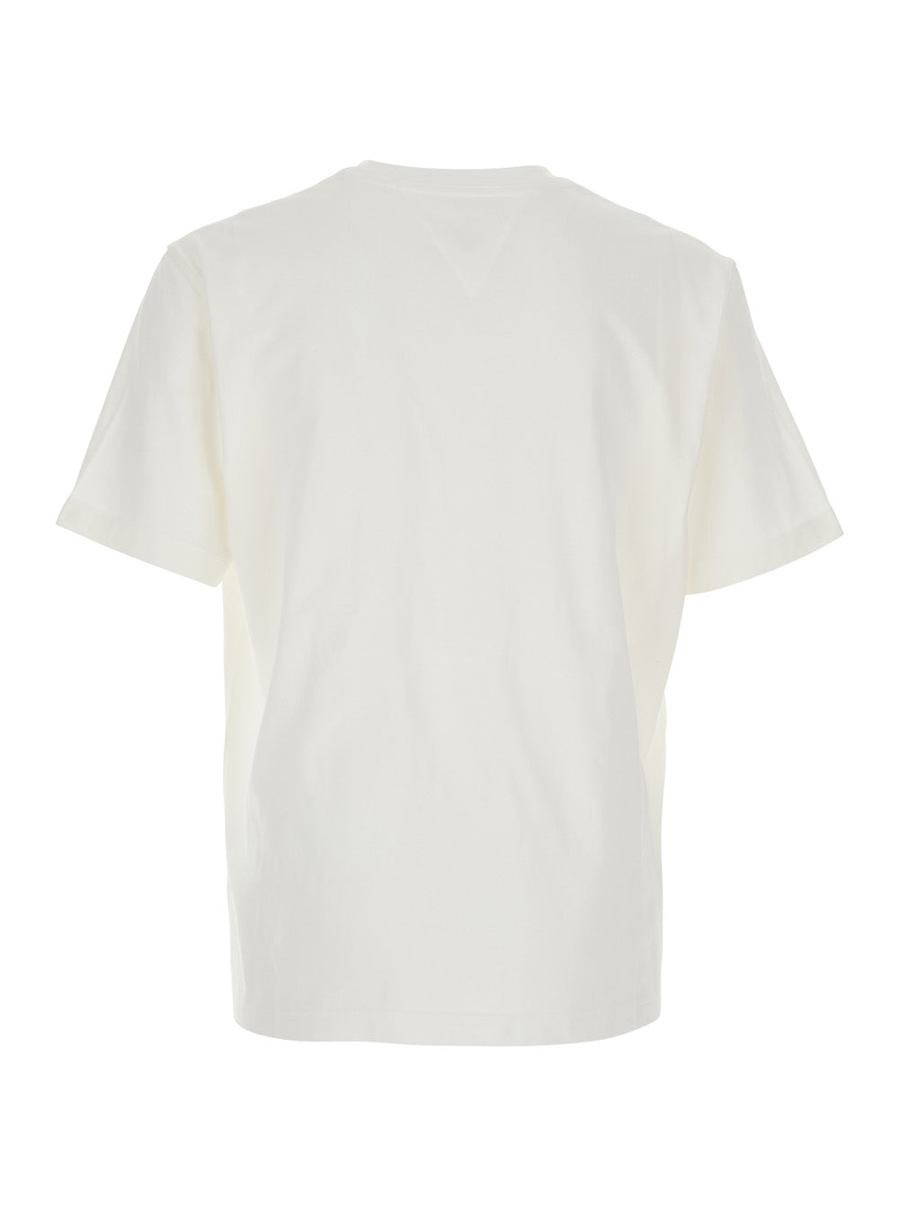 Bottega Veneta Men White Crewneck T-Shirt With Mushroom Embroidery On The Front In Cotton Man BOTTEGA VENETA