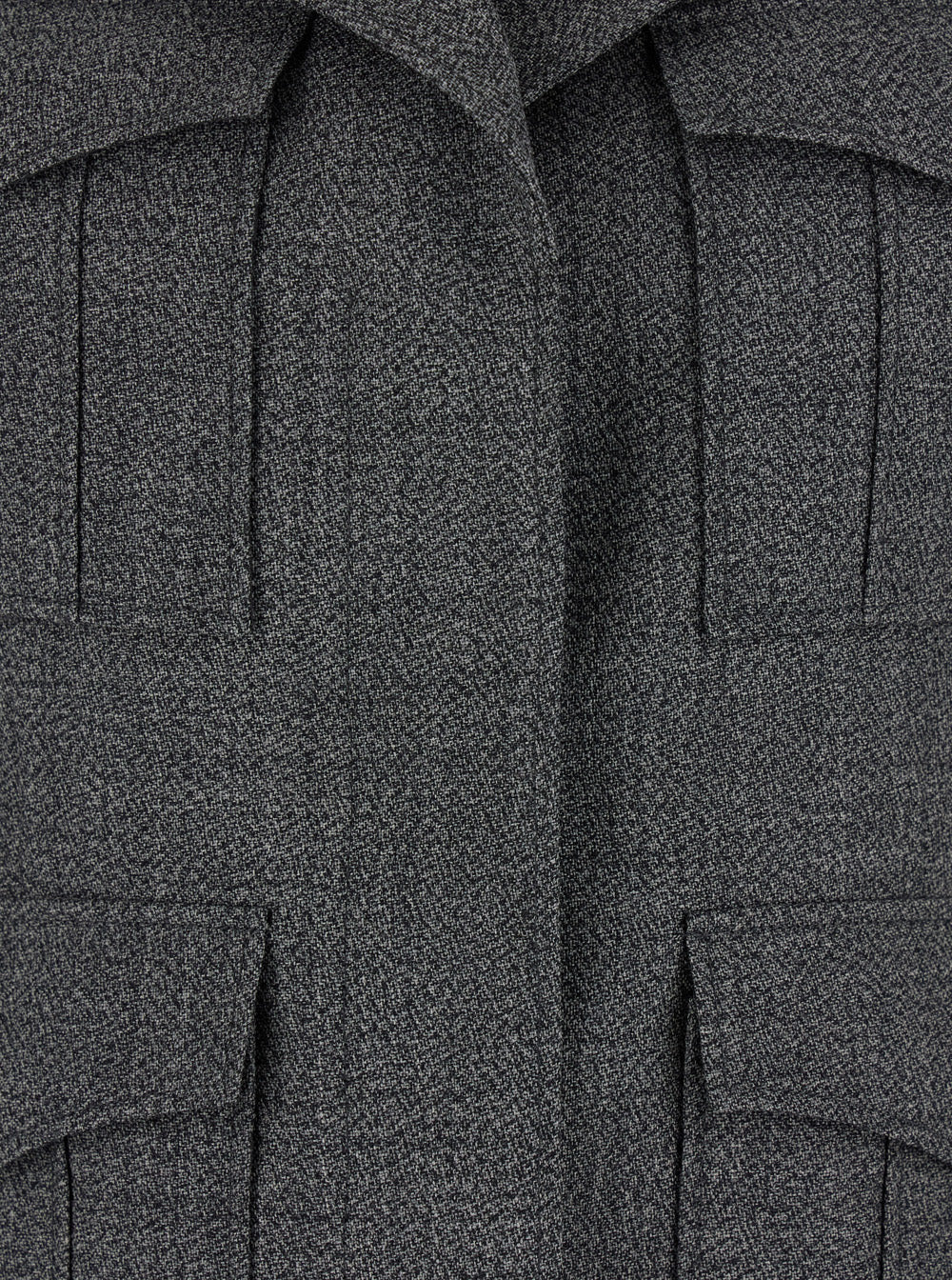 Alexander Mcqueen Women Grey Jacket With Wide Notched Revers In Wool Woman ALEXANDER MCQUEEN