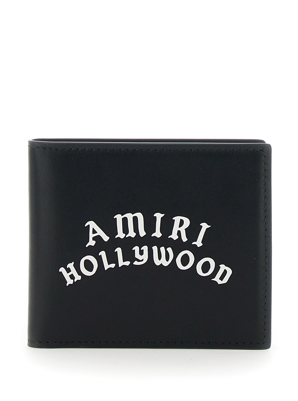 Amiri Men Bi-Fold Wallwt With Logo Lettering On The Front In Leather Man AMIRI