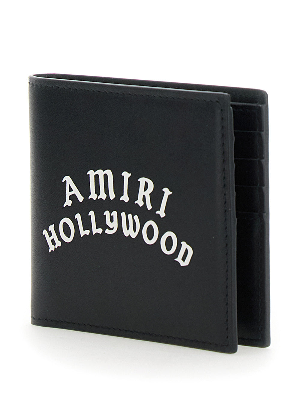 Amiri Men Bi-Fold Wallwt With Logo Lettering On The Front In Leather Man AMIRI