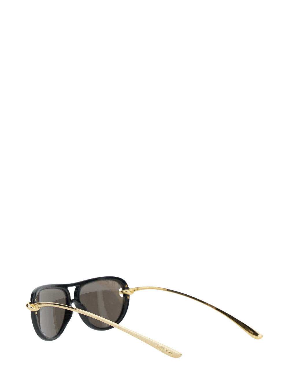 Bottega Veneta Women Black Sunglasses With Cut-Out Motif On The Temples And Knot Detail On The Temples In Acetate Woman BOTTEGA VENETA