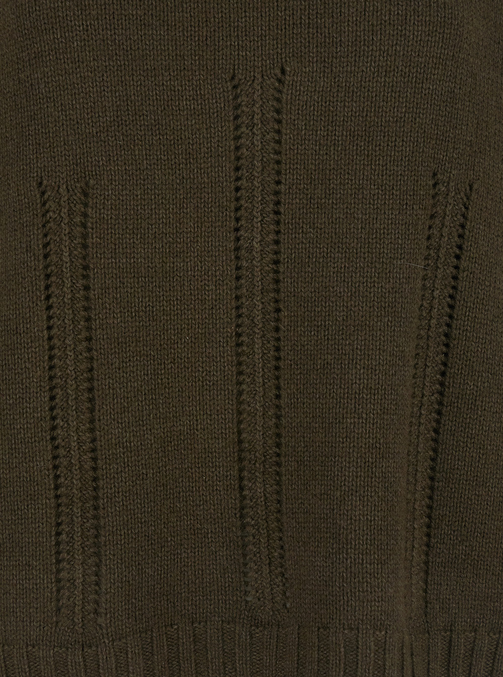 Tom Ford Women Brown Sweater With Mock Neck And Dropped Shoulders In Cashmere And Cotton Blend Woman TOM FORD