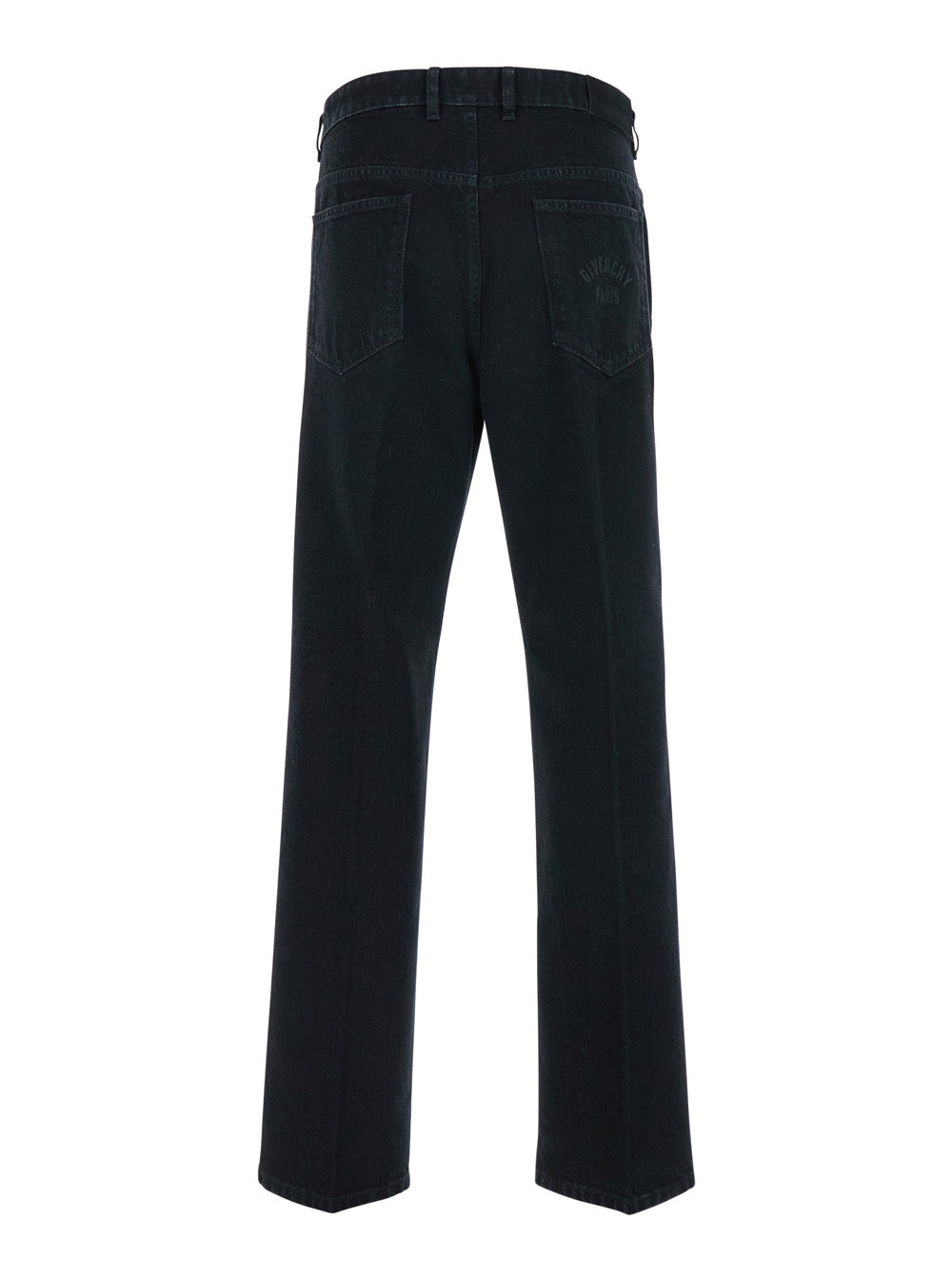 Givenchy Men Black Jeans With Belt Loops In Denim Man GIVENCHY