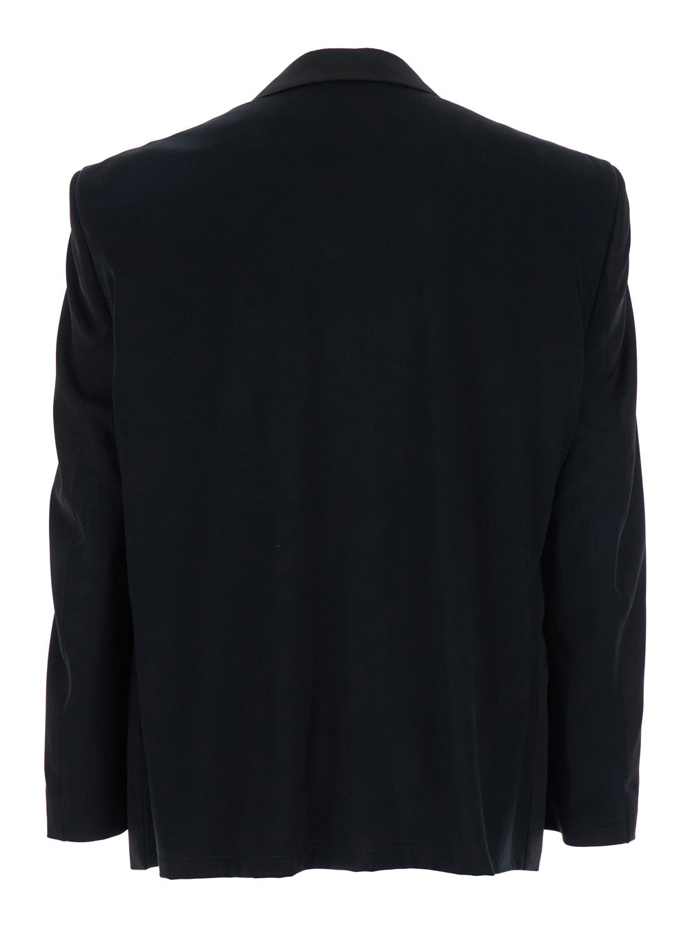 Balenciaga Women Black Single-Breasted Jacket With Notched Revers In Wool Man BALENCIAGA