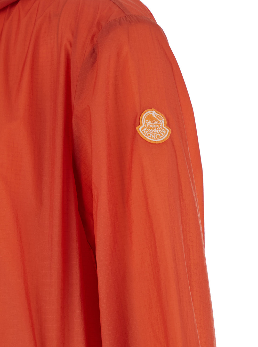 Moncler Genius Men 'Hamlin' Red Jacket With Logo Plaque On The Zip Puller And Logo Patch On The Sleeve In Tech Fabric Man MONCLER GENIUS