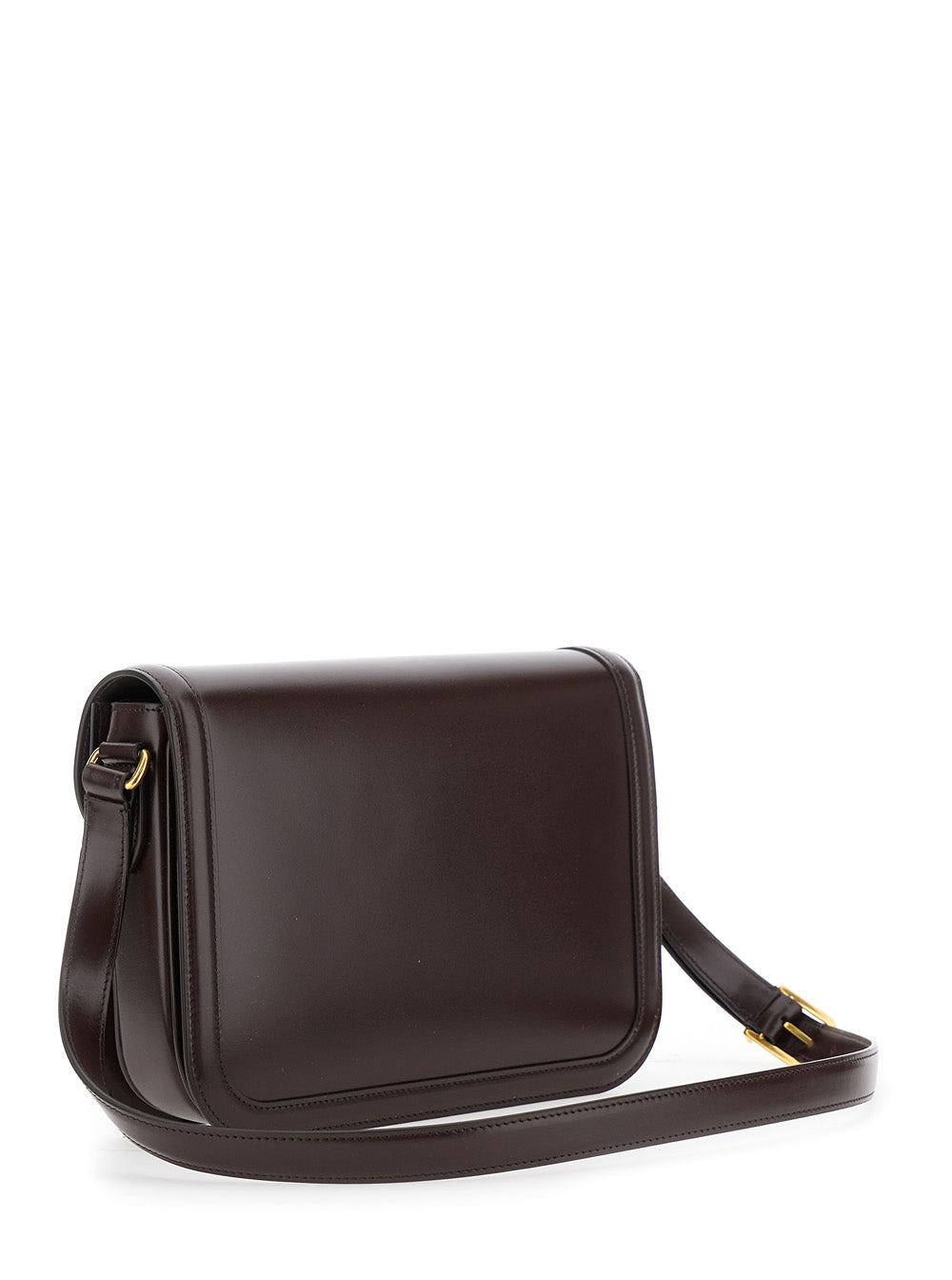 Valentino Garavani Women '9To5' Brown Crossbody Bag With Vlogo Detail On The Front And Adjustable Shoulder Strap In Leather Woman VALENTINO GARAVANI
