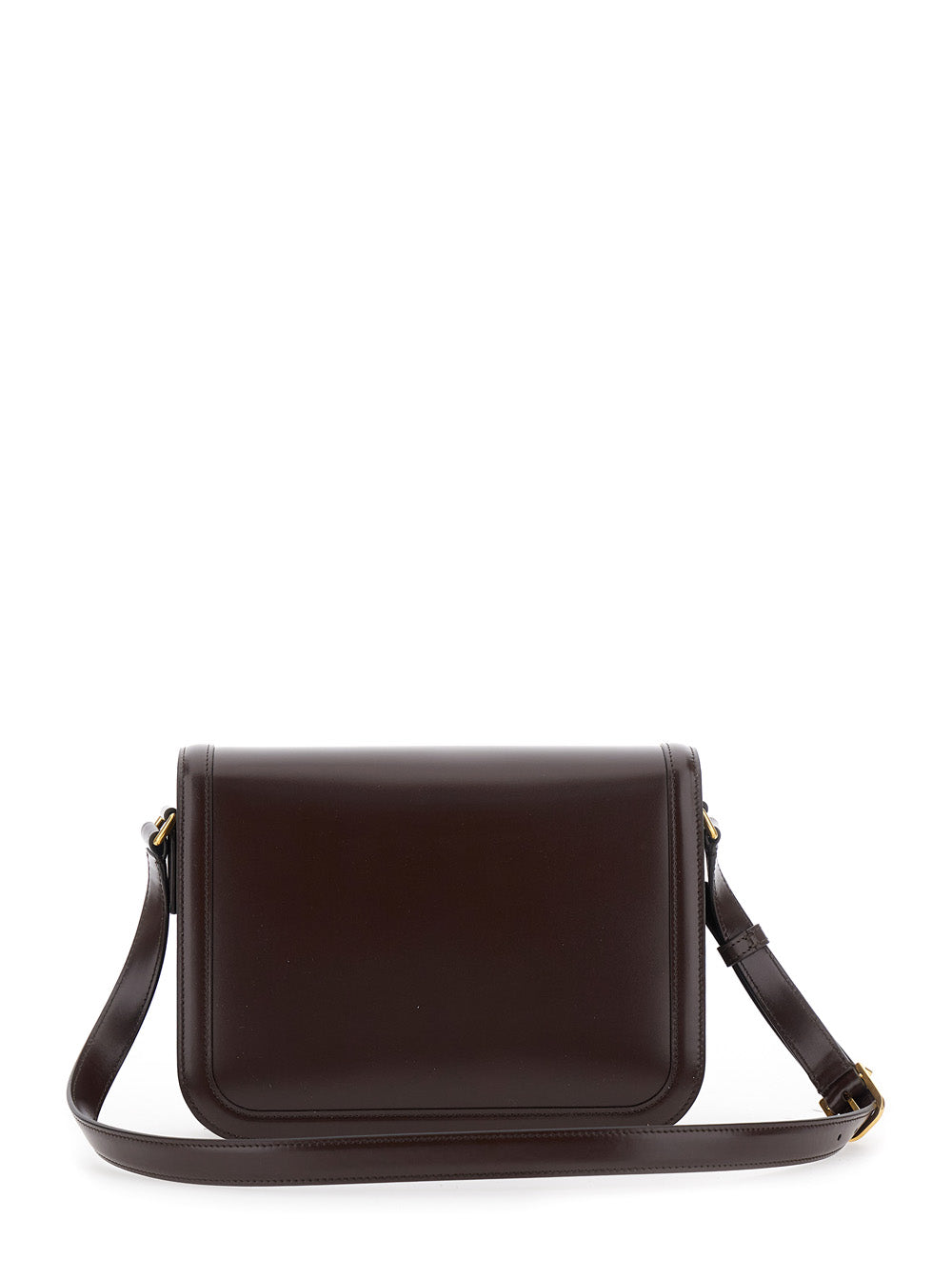 Valentino Garavani Women '9To5' Brown Crossbody Bag With Vlogo Detail On The Front And Adjustable Shoulder Strap In Leather Woman VALENTINO GARAVANI