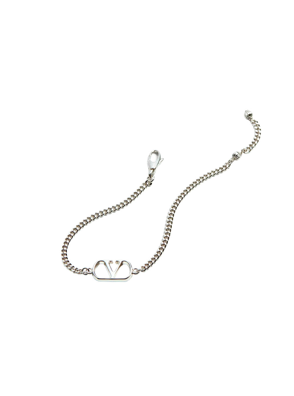 Valentino Garavani Men Metallic Bracelet With Chunky Chain-Link Design And Vlogo In Bronze Man VALENTINO GARAVANI