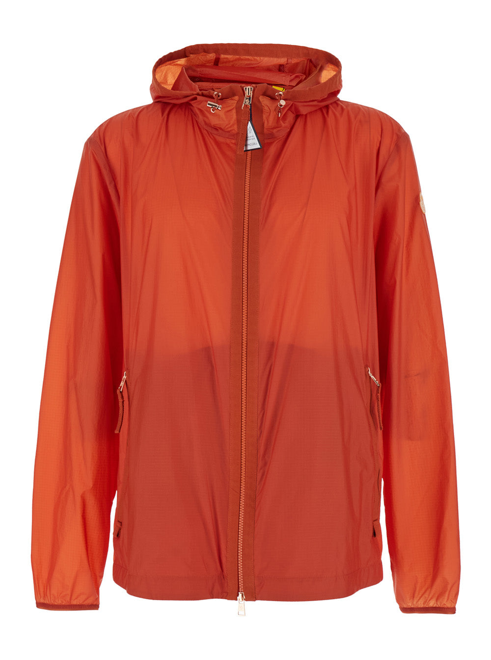 Moncler Genius Men 'Hamlin' Red Jacket With Logo Plaque On The Zip Puller And Logo Patch On The Sleeve In Tech Fabric Man MONCLER GENIUS