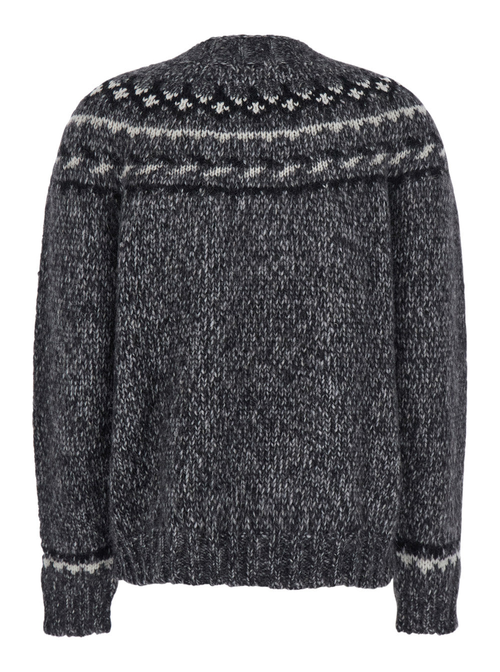 P.A.R.O.S.H. Women Grey Crewneck Sweater In Wool Blend Woman P.A.R.O.S.H.