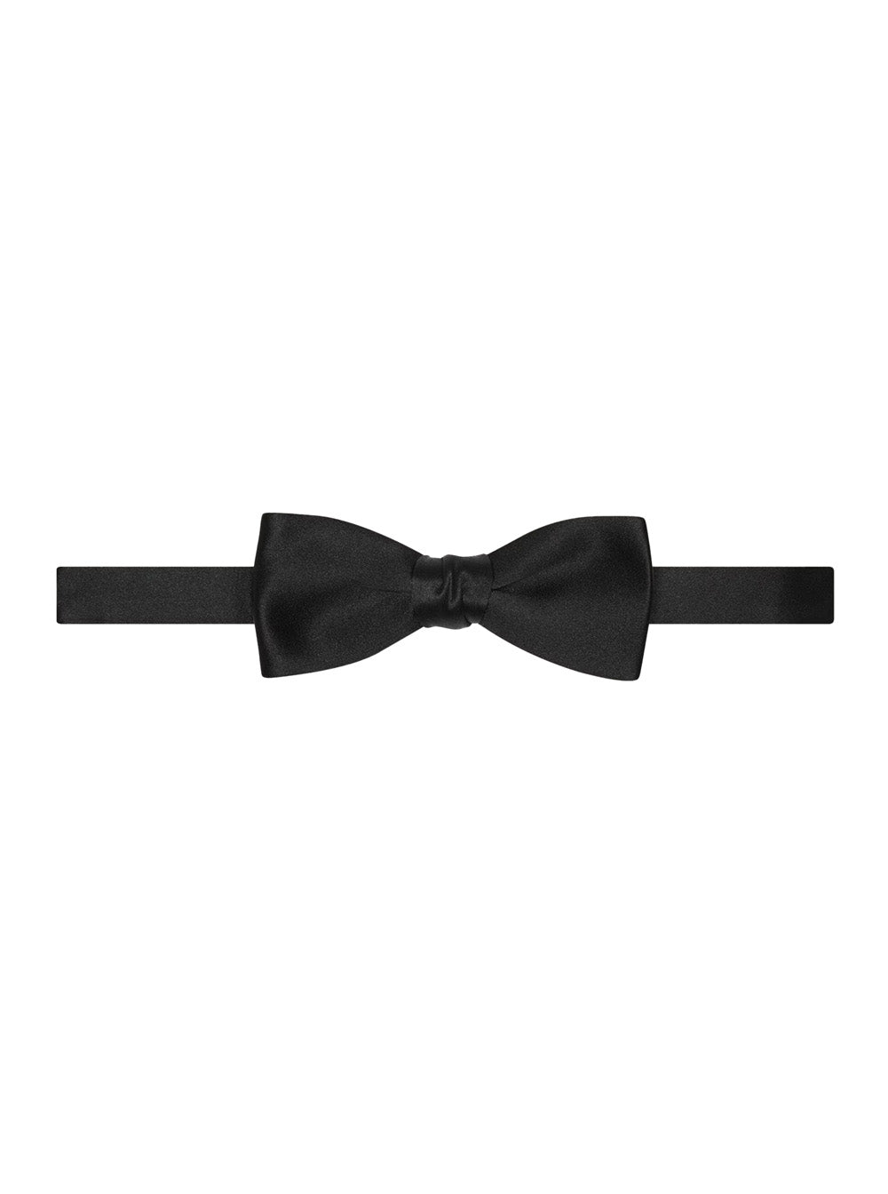 Saint Laurent Men Black Ready-To-Wear Bowtie With Hook Closure In Silk Man SAINT LAURENT