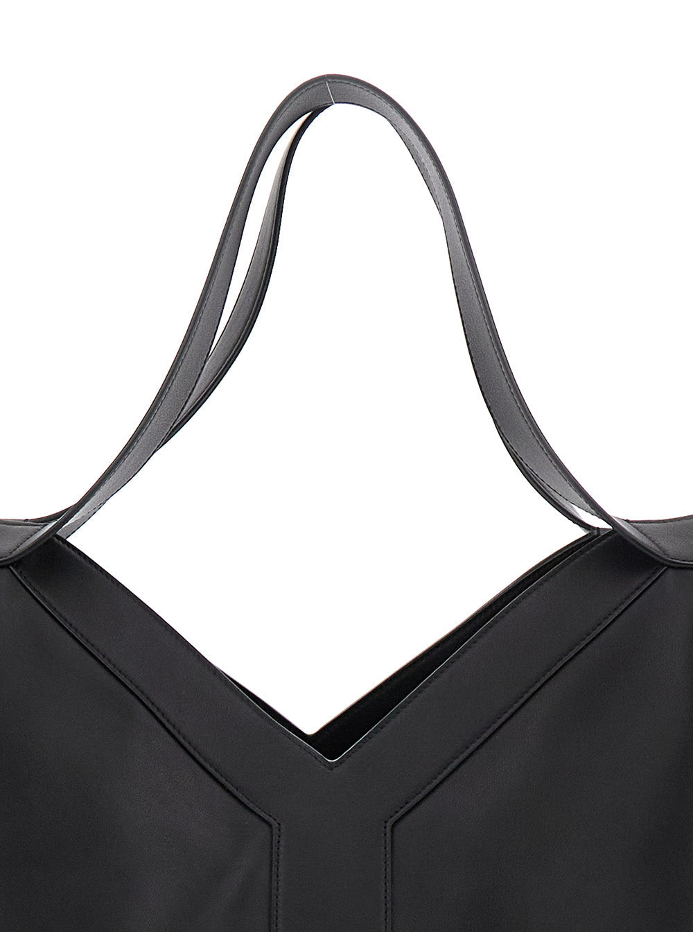 Saint Laurent Men Black Tote Bag With Two Top Handles And Hook