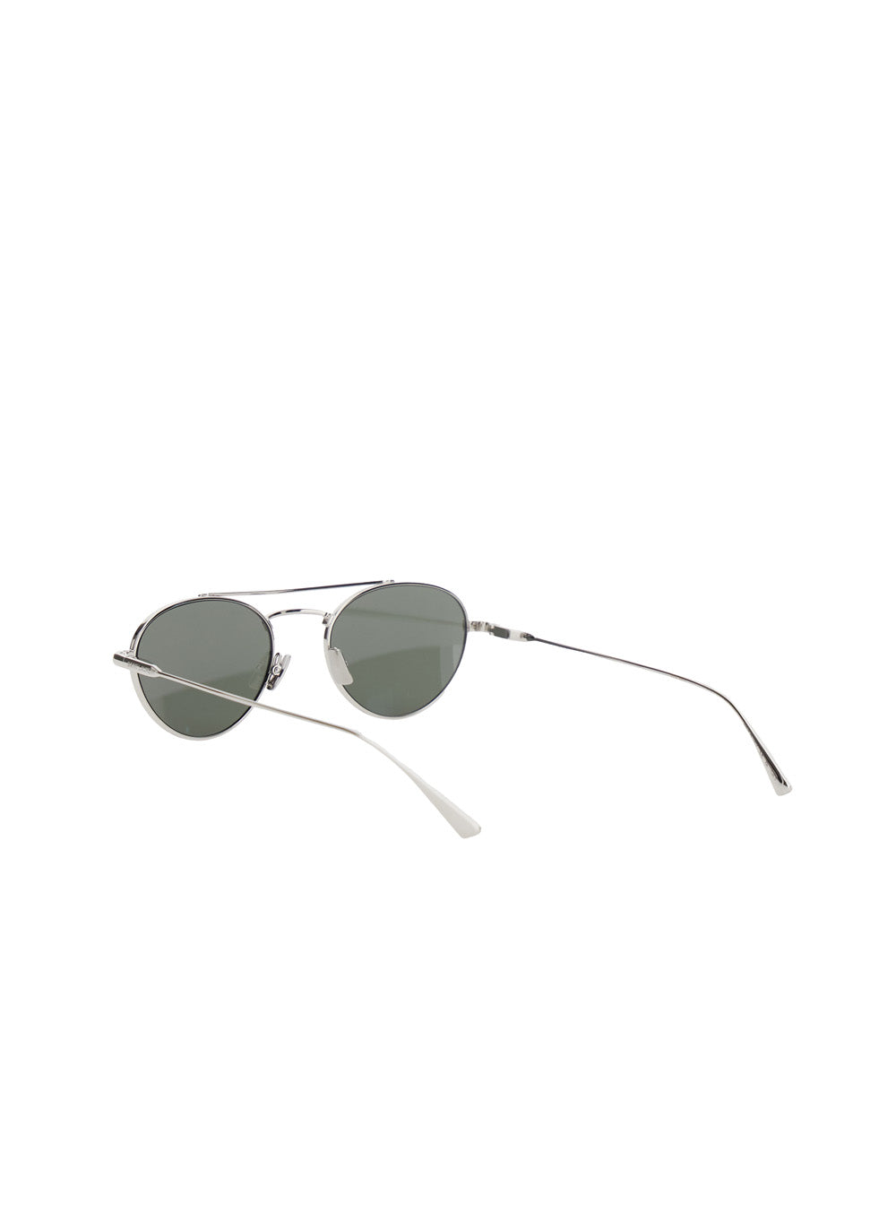 Saint Laurent Women Silver Tone Sunglasses With Engraved Logo In Metal Woman SAINT LAURENT