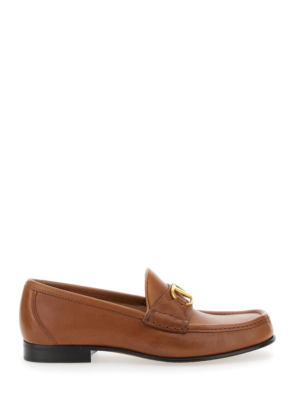 Valentino Garavani Women Beige Loafers With Vlogo Signature Detail In Leather Man VALENTINO GARAVANI