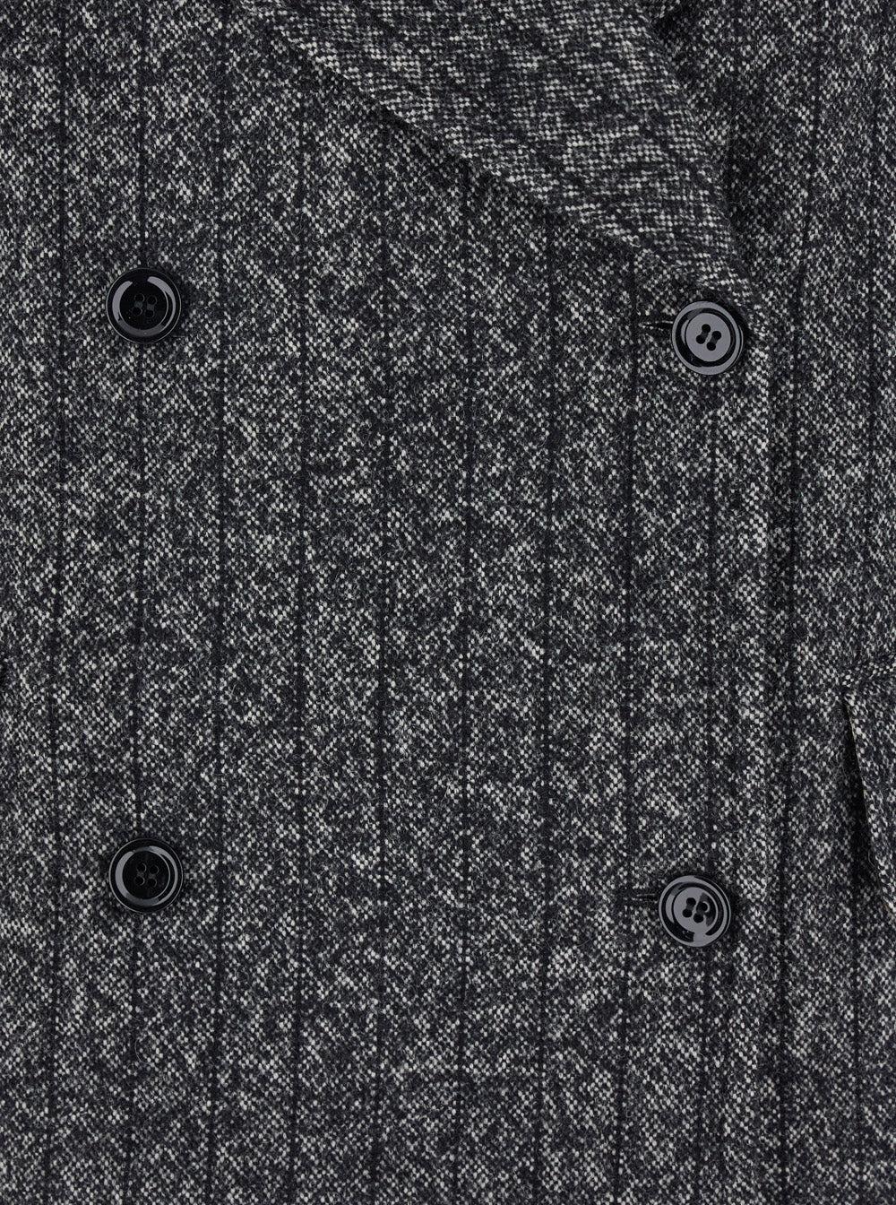 Dolce & Gabbana Women Grey Double-Breasted Jacket With Notched Revers In Wool Blend Woman DOLCE & GABBANA