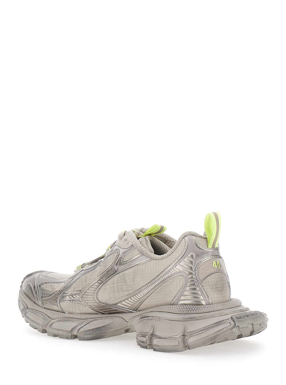 Balenciaga Men '3Xl' Beige Low Top Sneakers With Logo Detail In Tech Fabric Man BALENCIAGA