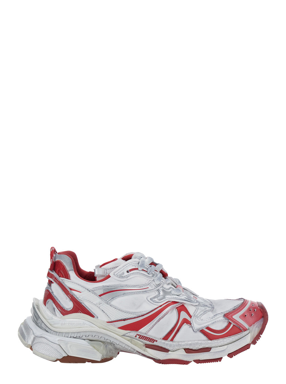 Balenciaga Men 'Runner 2' Multicolor Sneaker With Embossed Logo In Mesh And Nylon Man BALENCIAGA