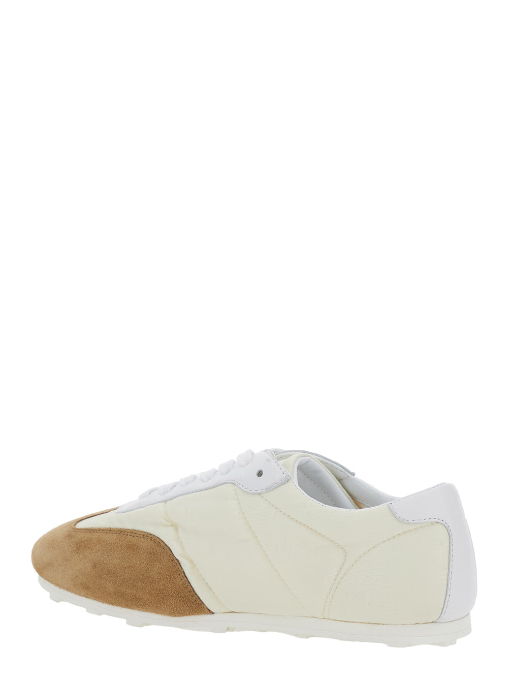 Marni Women White Sneakers With Suede Details And Lettering Logo In Eco-Leather Woman MARNI