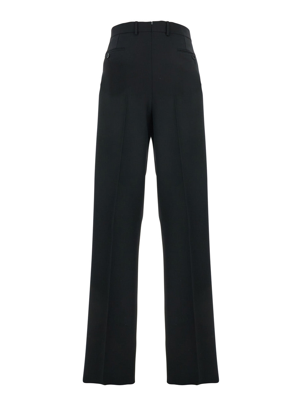 Tom Ford Men Black Pants With High Waist And Pences In Wool Man TOM FORD