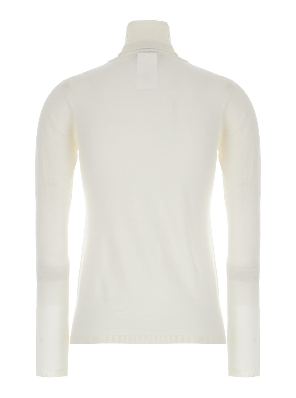 Max Mara Women White High Neck Sweater In Wool Woman MAX MARA