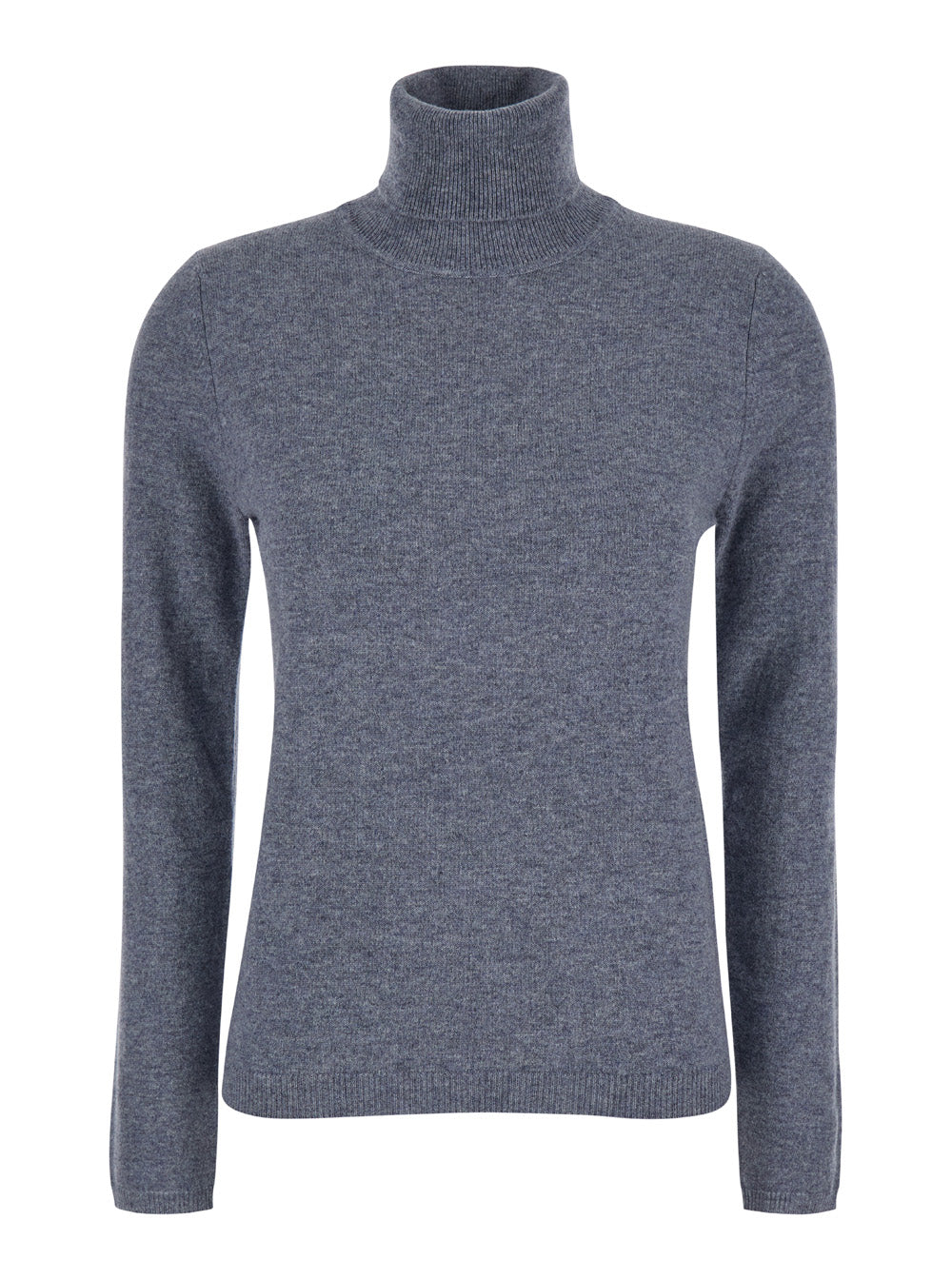 Leplain Women Grey Turtleneck In Cashmere Woman LEPLAIN
