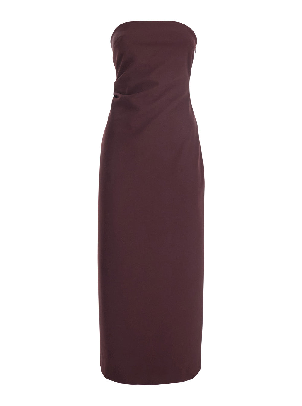 Leplain Women Bordeaux Bustier Dress In Tech Fabric Woman LEPLAIN