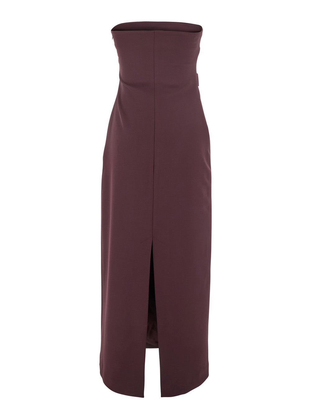 Leplain Women Bordeaux Bustier Dress In Tech Fabric Woman LEPLAIN
