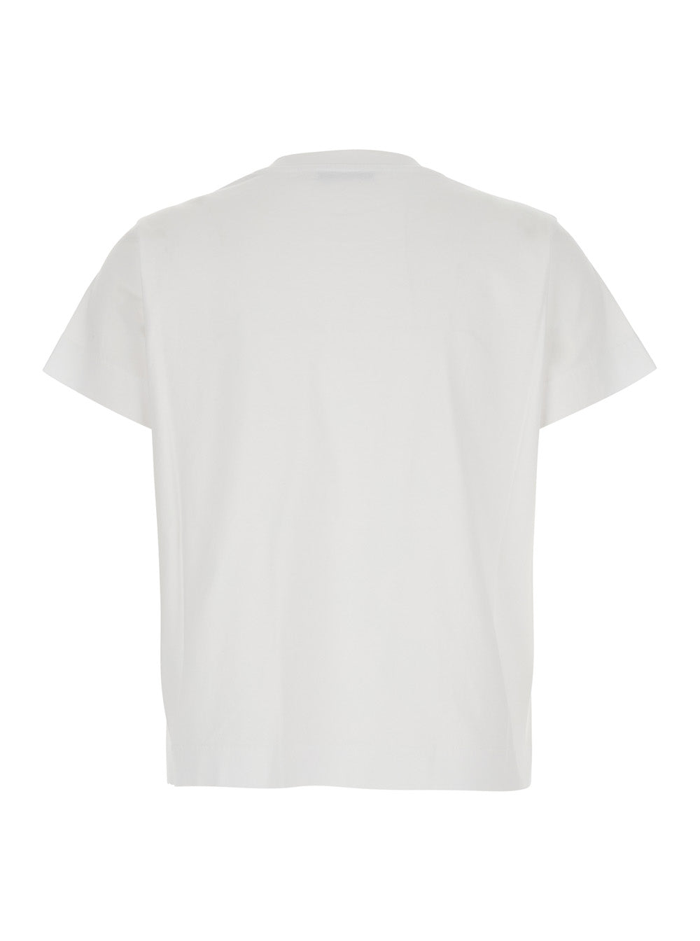 Givenchy Women White T-Shirt With Lettering Logo On The Front In Cotton Woman GIVENCHY