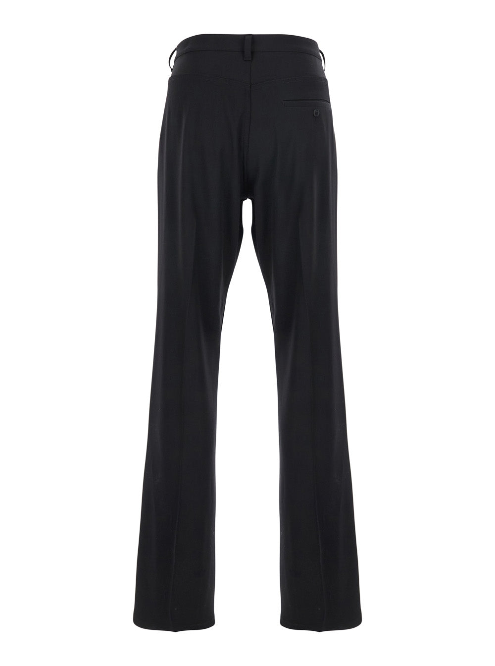 Balenciaga Men Black Tailored Trousers With Belt Loops In Wool Man BALENCIAGA
