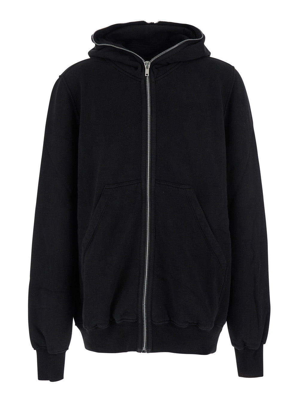 Drkshdw Men Black Hoodie With Kangaroo Pocket On The Front In Cotton Man DRKSHDW