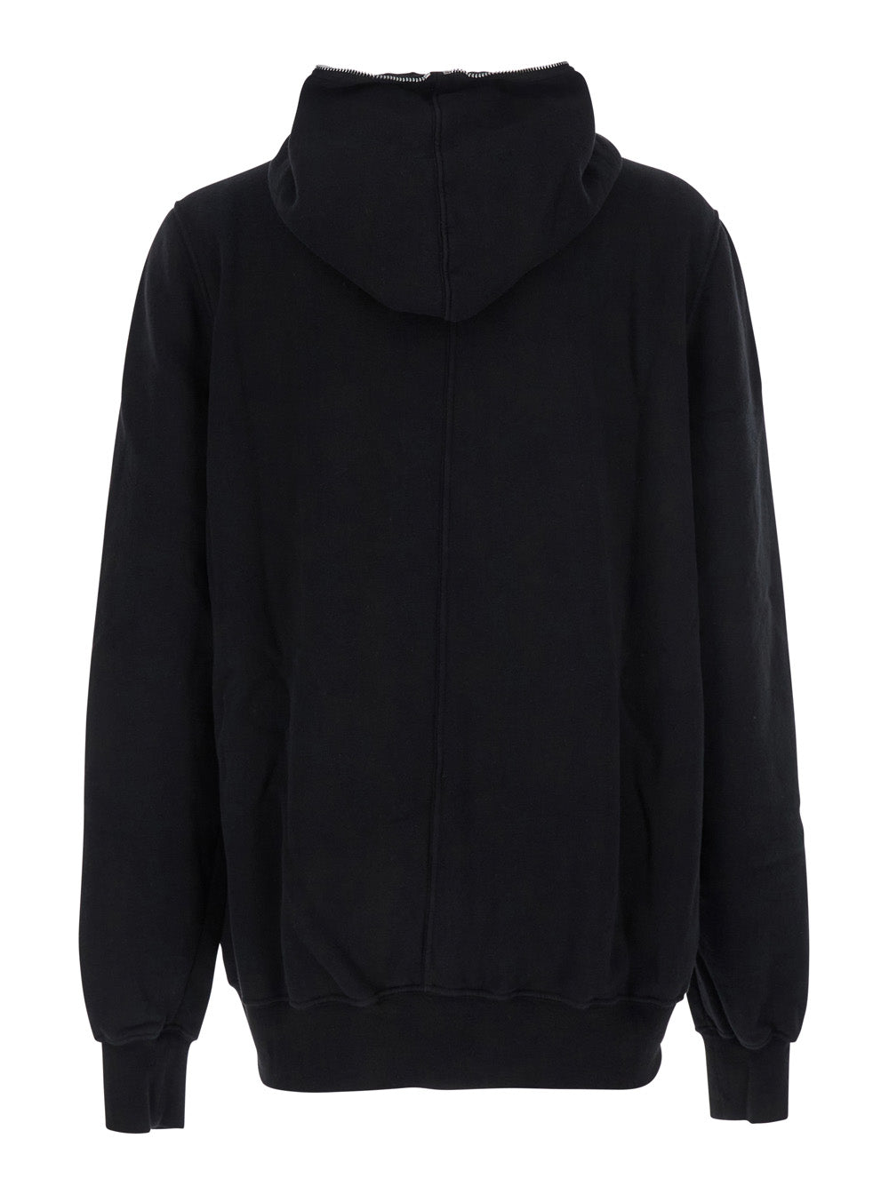Drkshdw Men Black Hoodie With Kangaroo Pocket On The Front In Cotton Man DRKSHDW