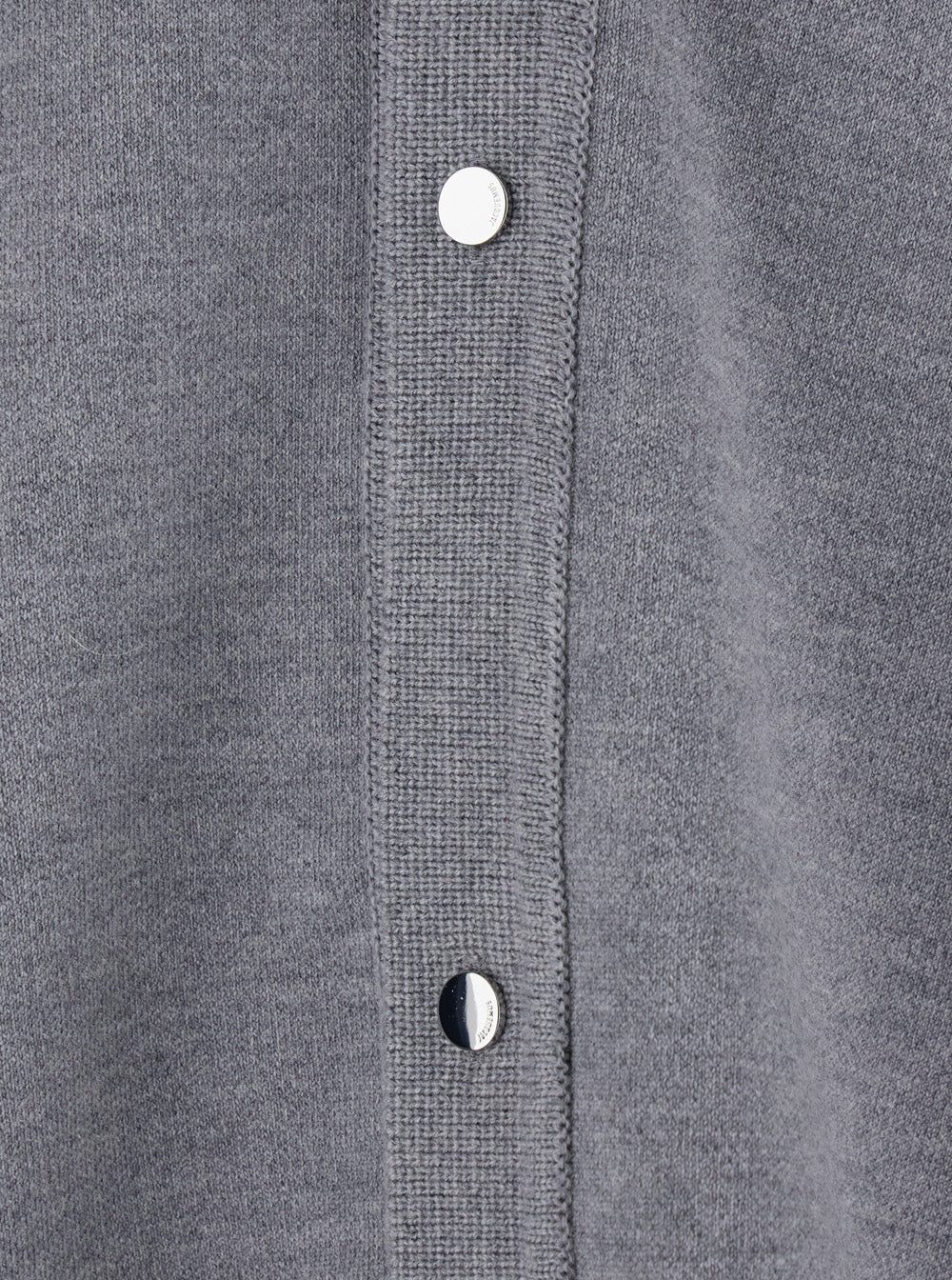 Jacquemus Men Grey V-Neck Cardigan With Dropped Shoulders In Cotton Man JACQUEMUS