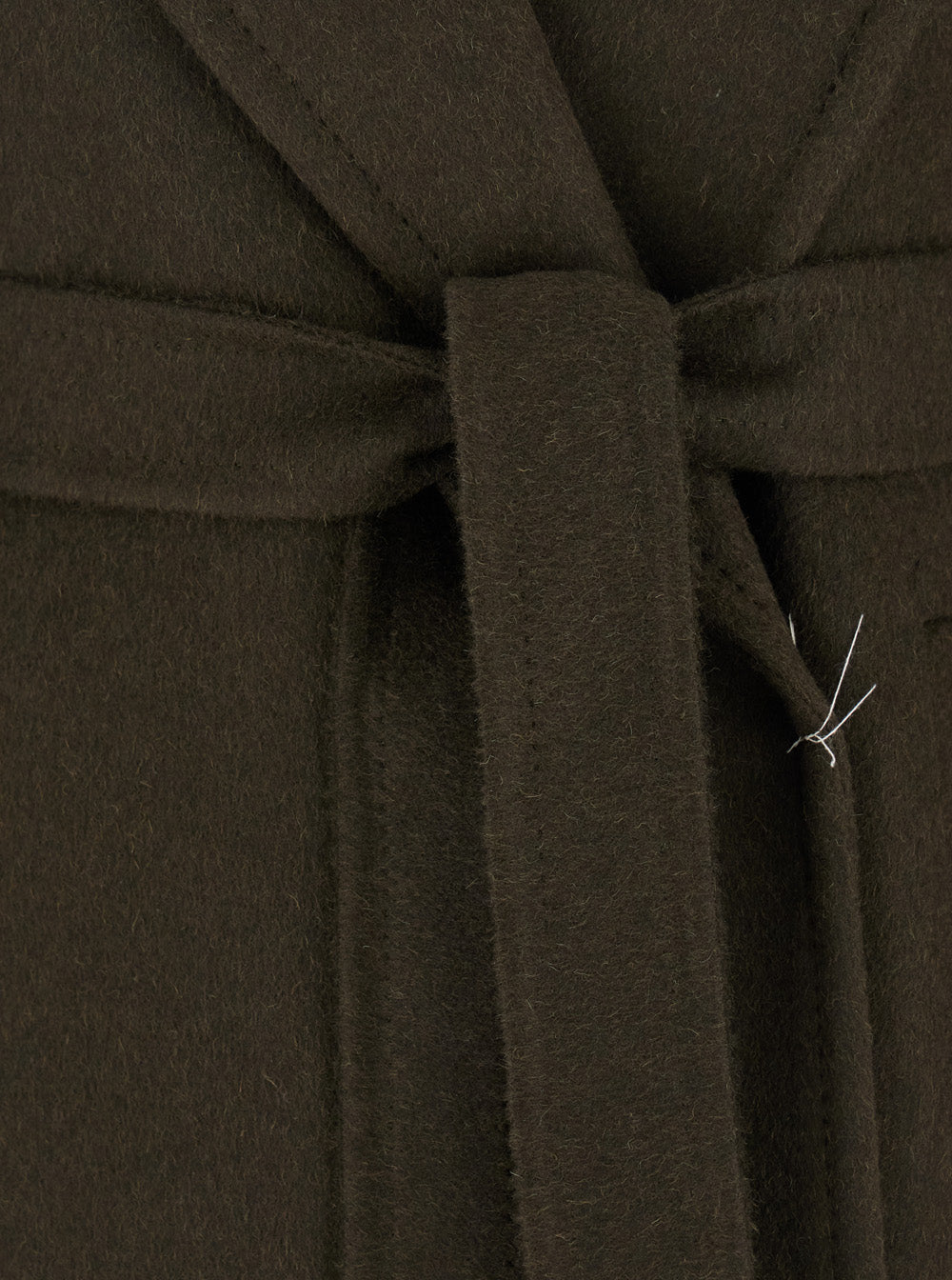Max Mara Women 'Verna' Green Coat With Wide Notched Revers In Wool Woman MAX MARA