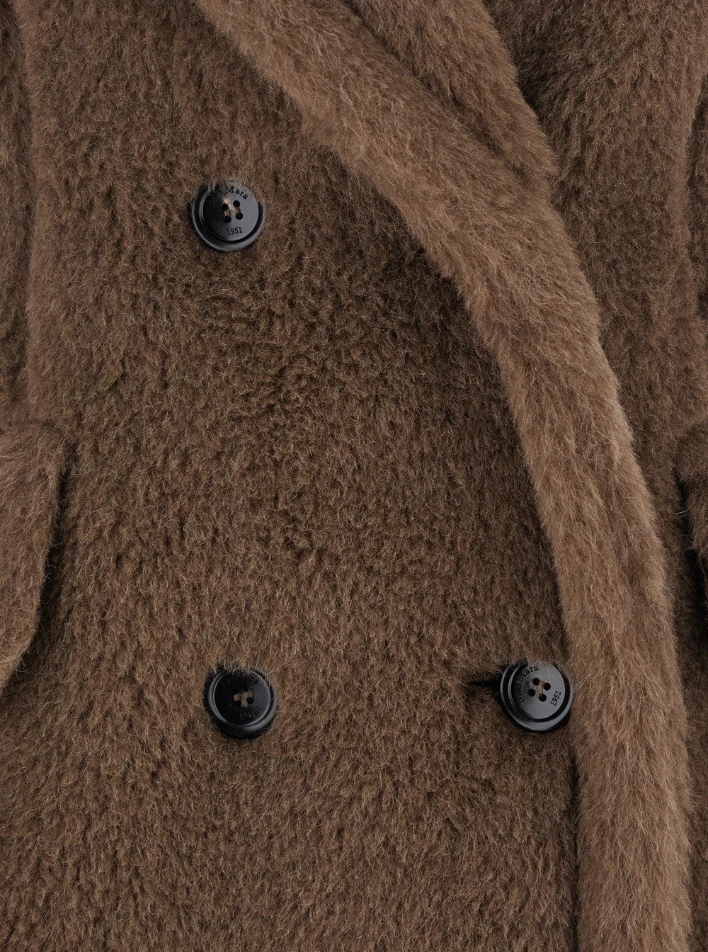 Max Mara Women Brown Sleeveless Coat With Wide Classic Lapels In Fur Woman MAX MARA