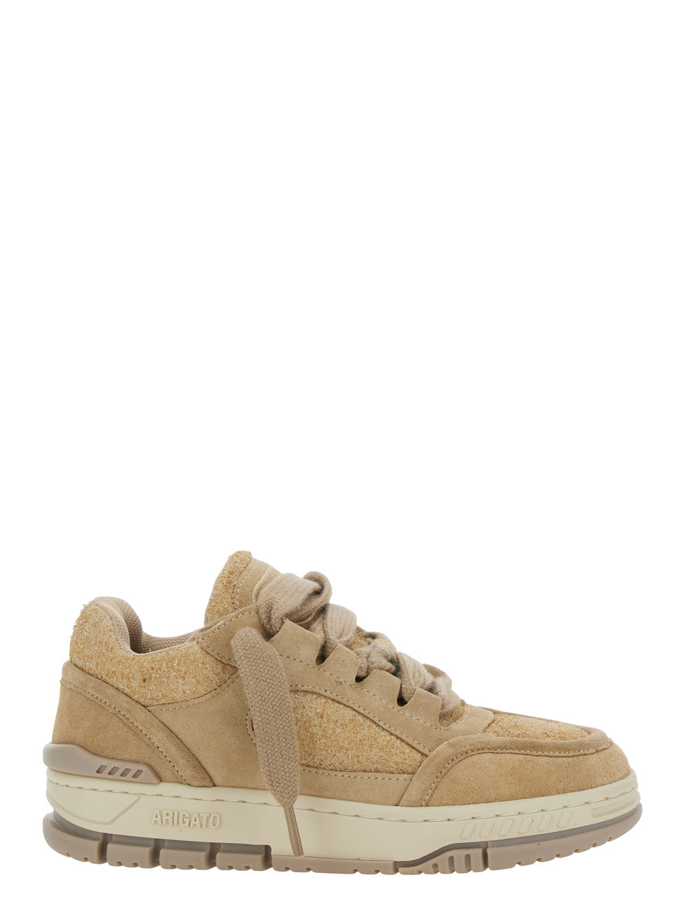 Axel Arigato Women 'Area Lo' Beige Low Top Sneakers With Logo Patch On The Tongue And Chunky Sole In Leather Blend Woman AXEL ARIGATO